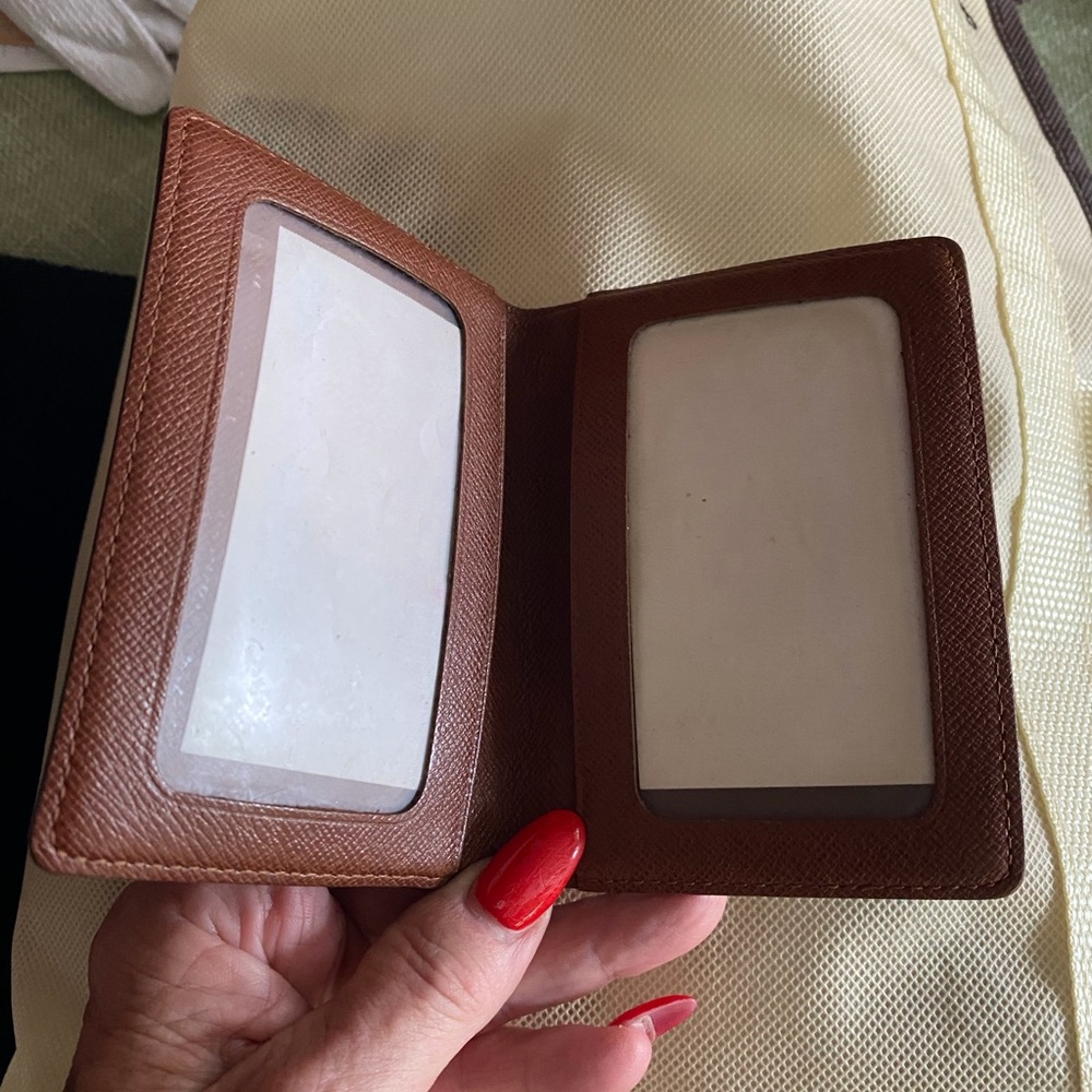 Louis Vuitton Monogram I.D.  Holder in Brown and Gold